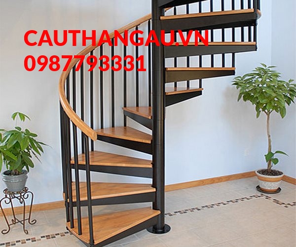 Cầu thang xương cá XC69 giúp tối ưu hóa không gian